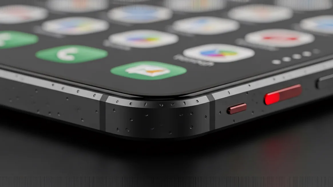 Modern Smartphone Close Up